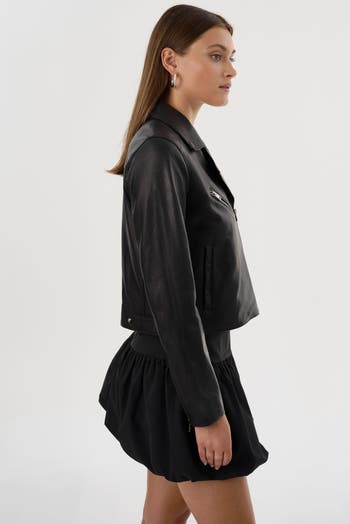 VALERIA | Leather Biker Jacket