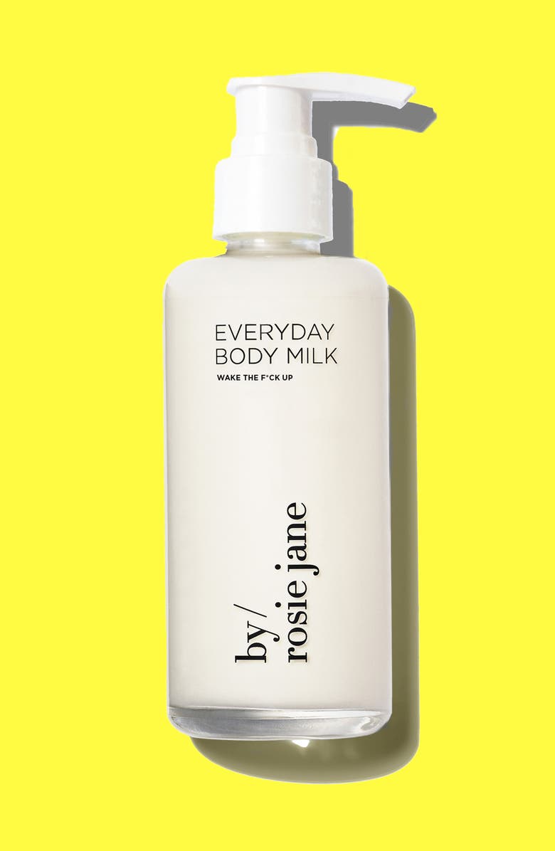 By Rosie Jane Wake the F*ck Up Everyday Body Milk, Alternate, color,