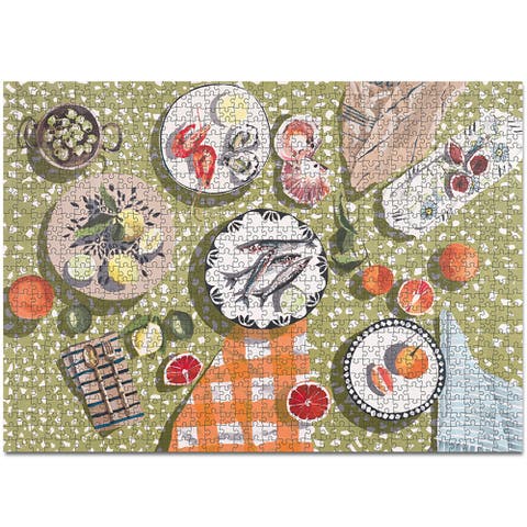 Table by the Sea, 1000 Piece Puzzle, Adult Jigsaw