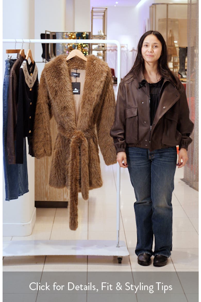 Kacela Faux Fur Coat video