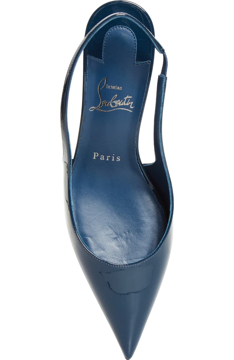Christian Louboutin Miss Z Pointed Toe Slingback Pump, Alternate, color, Last Night