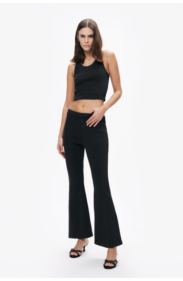 Nocturne Ribbed Flared Pants, Main, color,