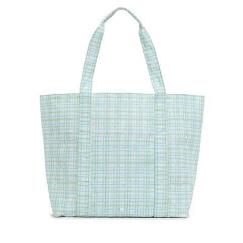 Classic Plaid Green Tote