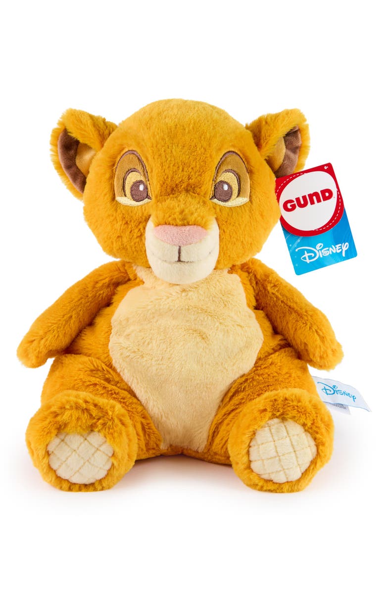 Gund x Disney Simba Oh So Snuggly Plush Toy, Alternate, color,