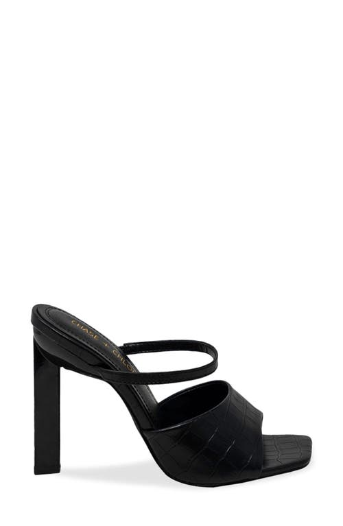 Chase & Chloe Chase And Chloe Triangle Spike Heel Sandal
