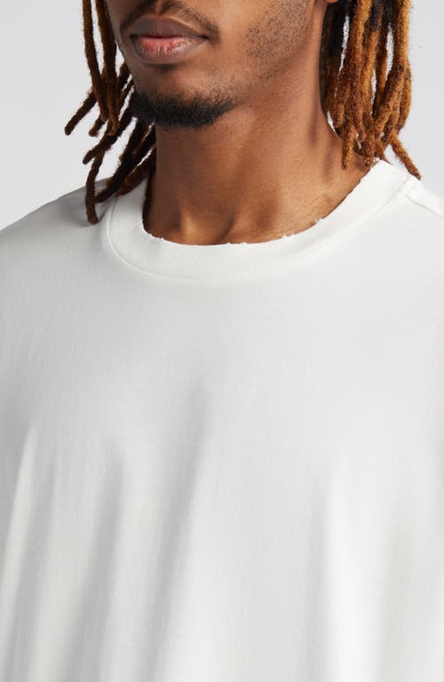 Elwood Core Oversize Cotton Jersey T-shirt In White