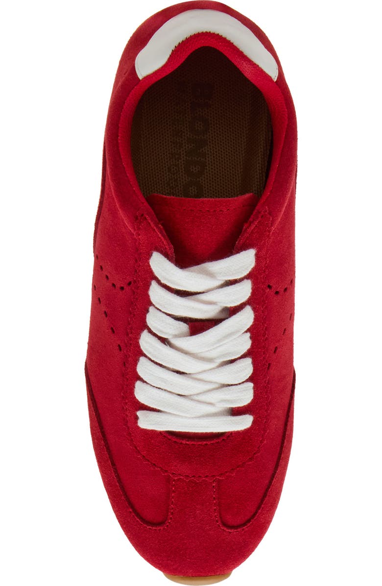 Blondo Carmen Waterproof Sneaker, Alternate, color, Red Suede