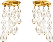 Cult Gaia Shiva Imitation Pearl Drop Earrings