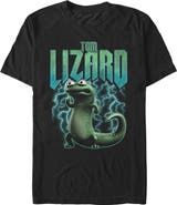 Hoppers Men's Tom Lizard Electrifying Pose Short Sleeve Graphic T-Shirt