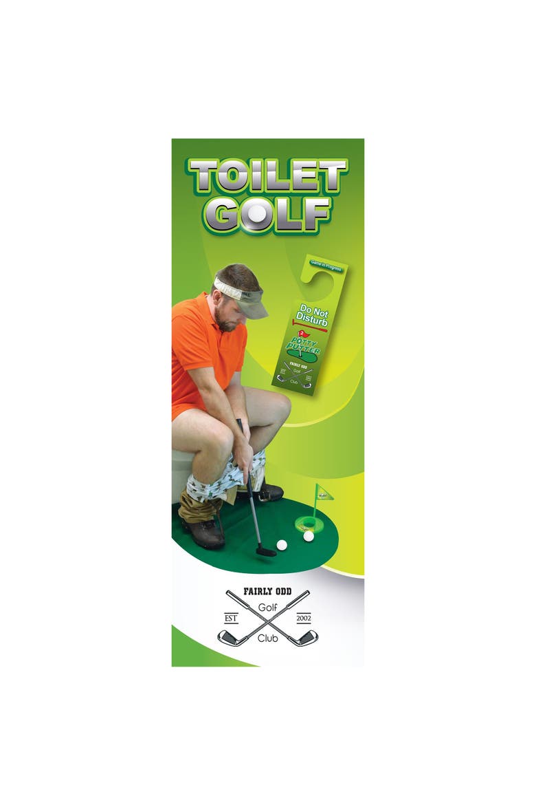 Potty Putter, Toilet Time Golf Game, Adult Gag Gift, Main, color, Multicolored