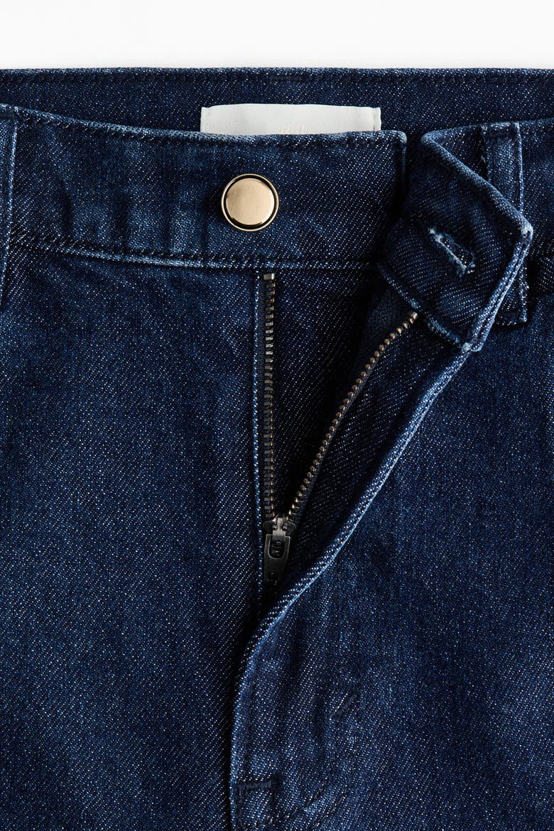 Straight High Jeans, Alternate, color, Dark denim blue
