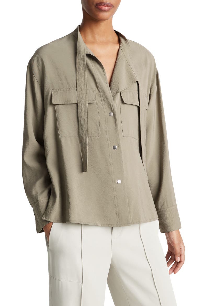 Utility Snap Shirt, Alternate, color, 320LSF-LT SEA FERN
