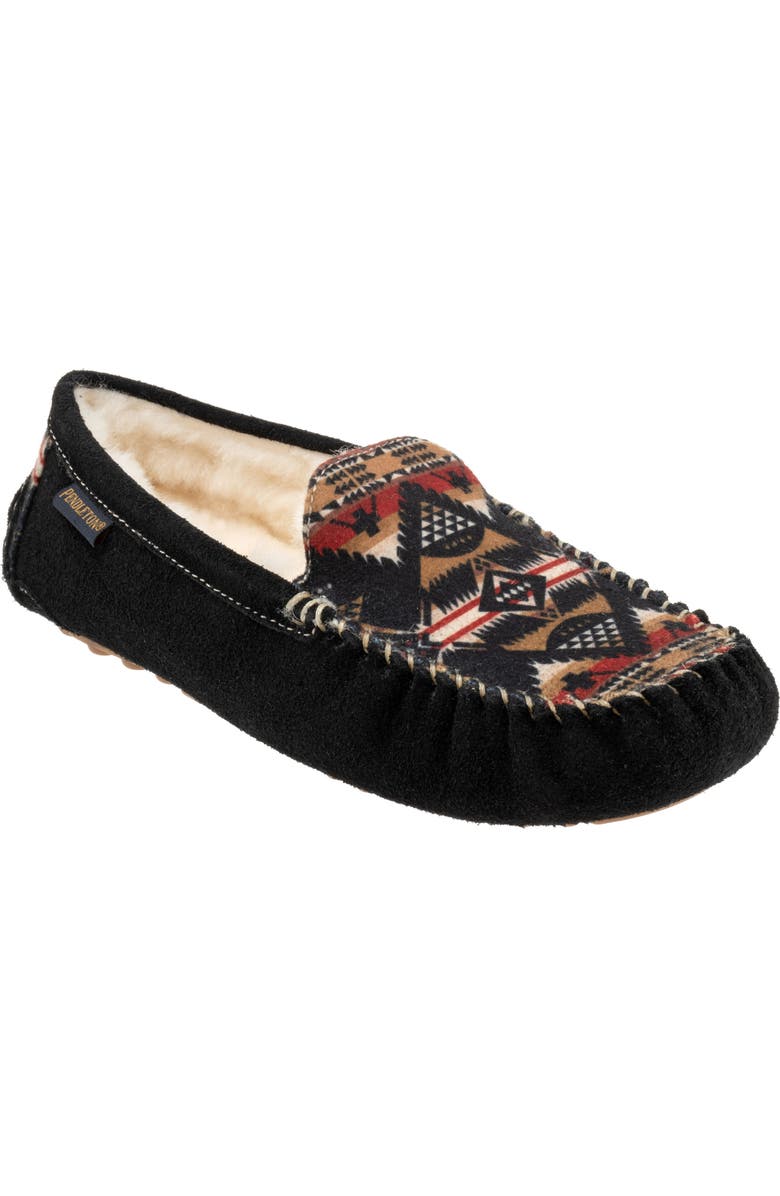 Pendleton Nehalem Genuine Shearling Lined Slipper, Main, color,
