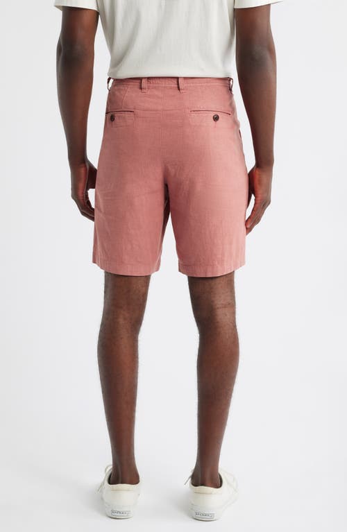 Rails Boden Linen Blend Shorts In Red
