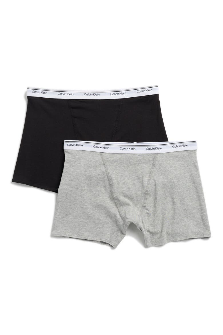 Balance 2-Pack Boyshorts, Main, color, BLACK/ GREY