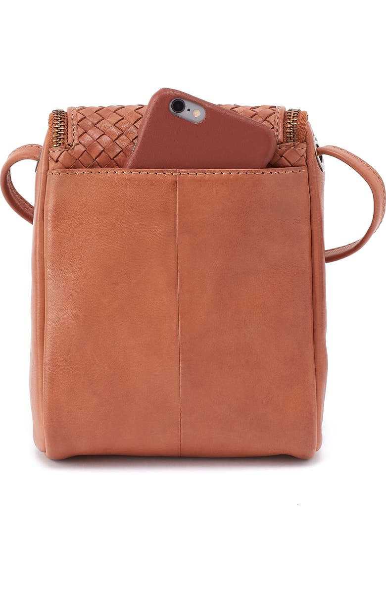 HOBO Fern Leather Crossbody Bag, Alternate, color, Harvest Wheat