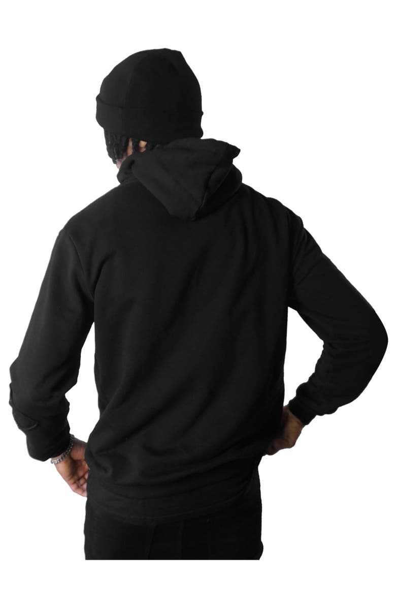 Blvck Monogram Torn Hoodie, Alternate, color, 