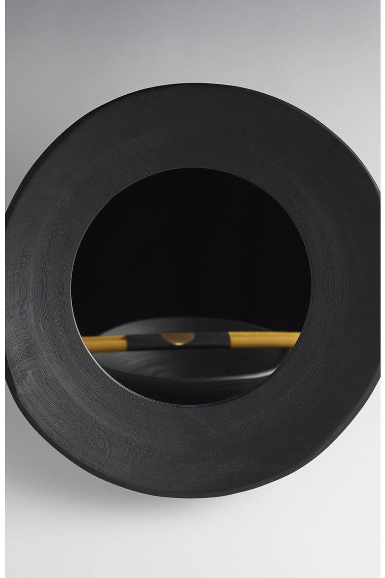 Wall Mirror, Main, color, Ebony