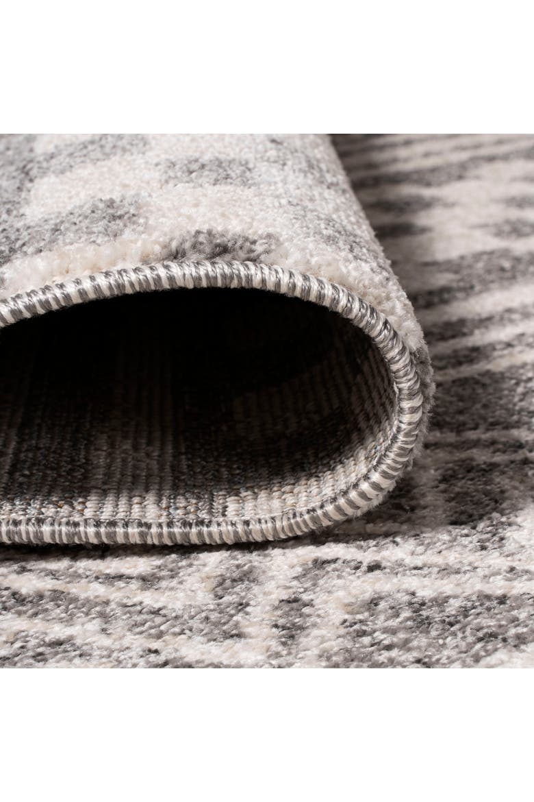 Imlil  Geometric Stripe Area Rug, Alternate, color, Light Gray/Cream