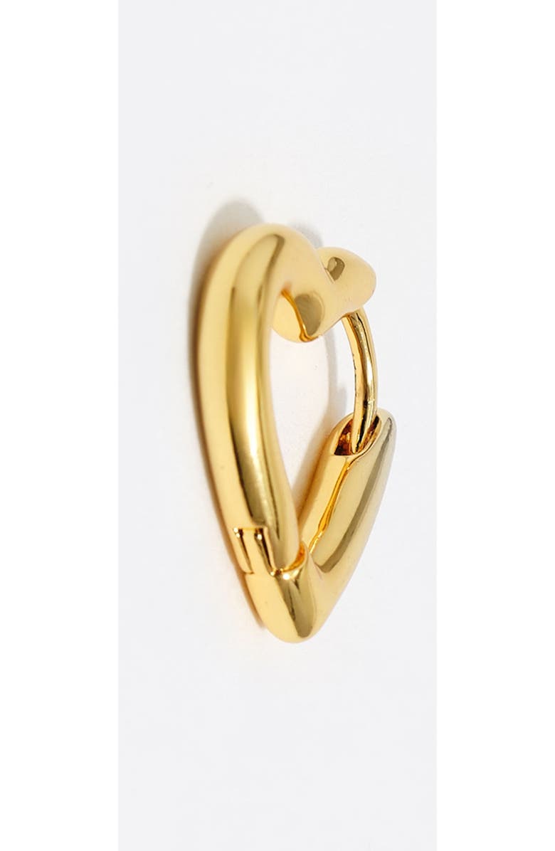 Bimba y Lola Tall Heart Hoop Earrings, Alternate, color, 
