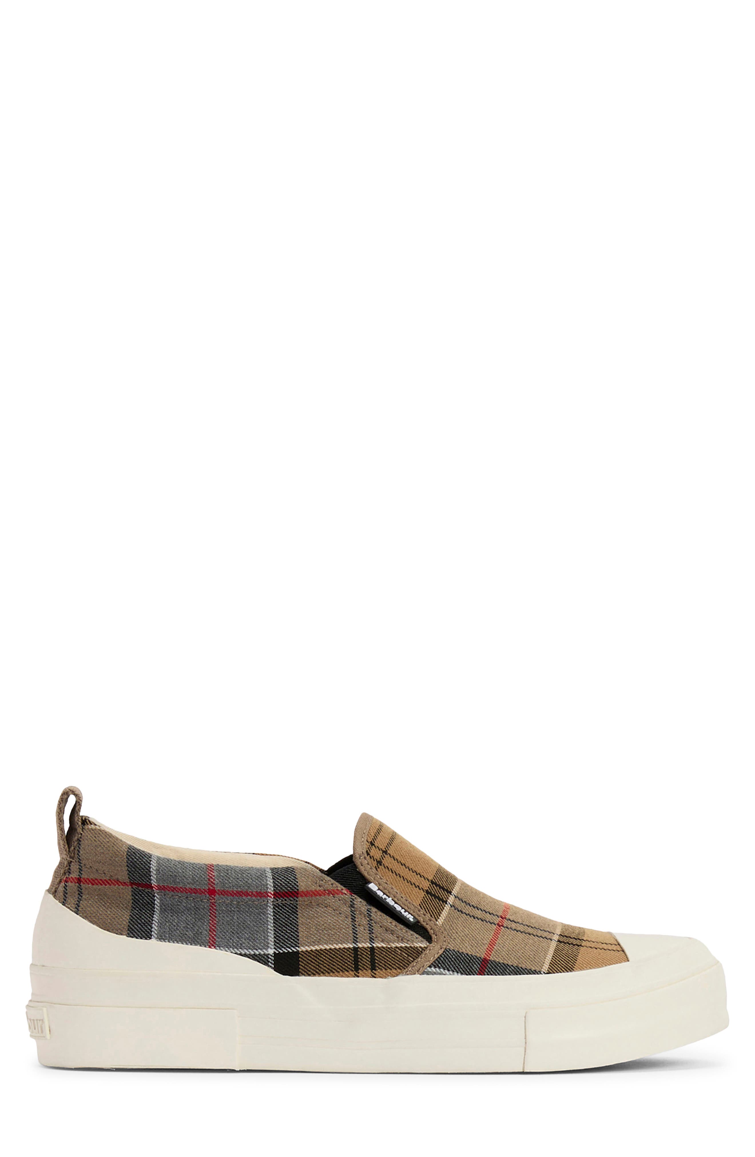 Barbour Cowan Canvas Slip-On Sneaker, Main, color, Dress Tartan