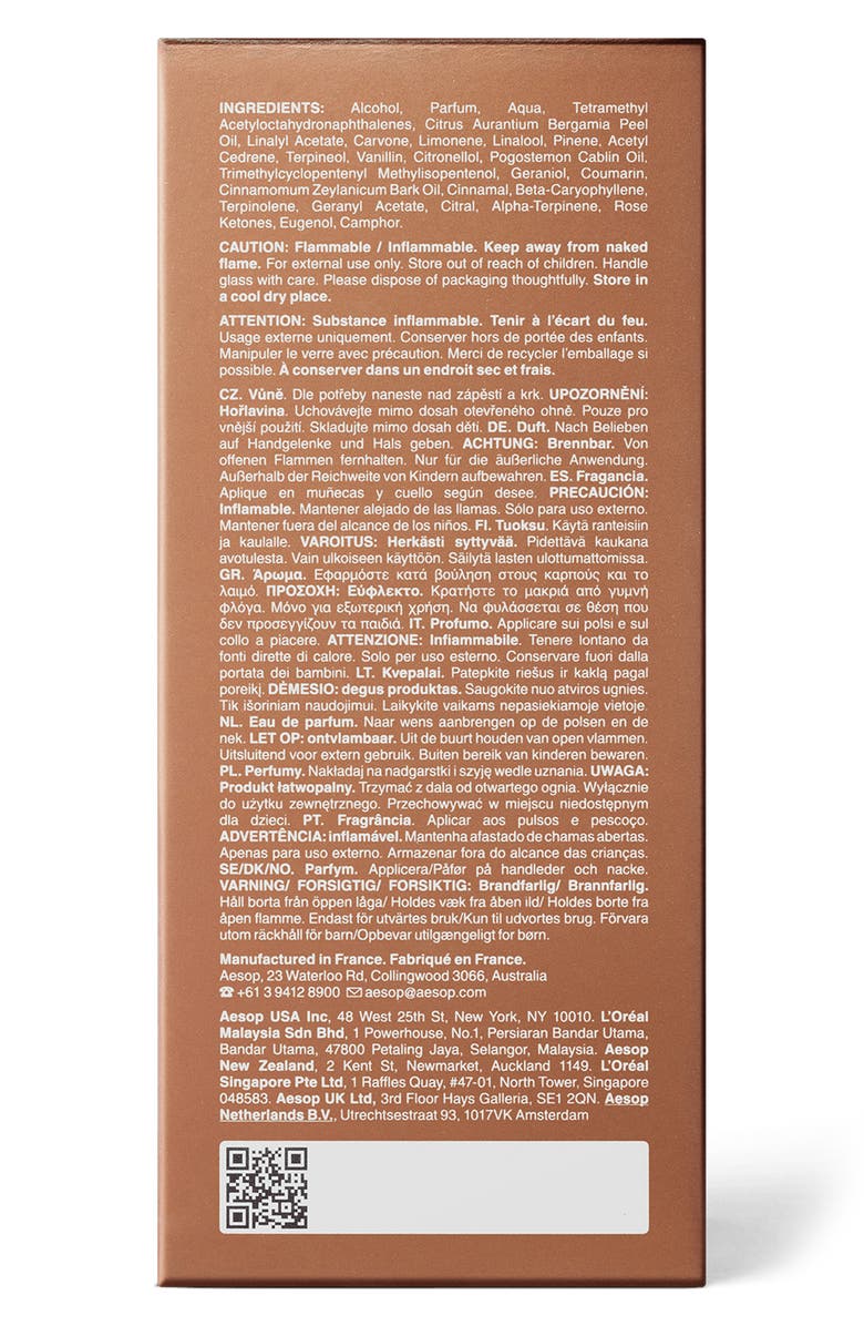 Aesop Above Us, Steorra Eau de Parfum, Alternate, color, 