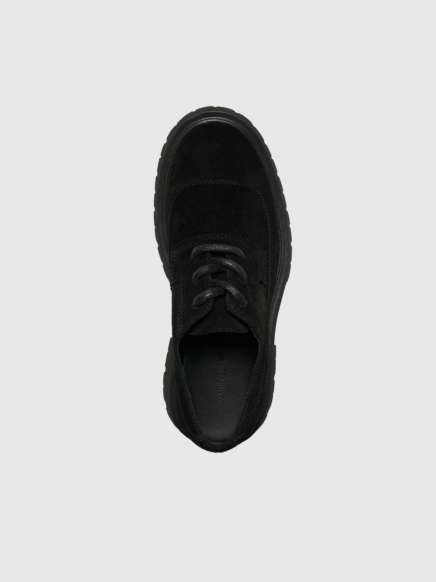 Rennes Suede Derby Shoe, Alternate, color, Black