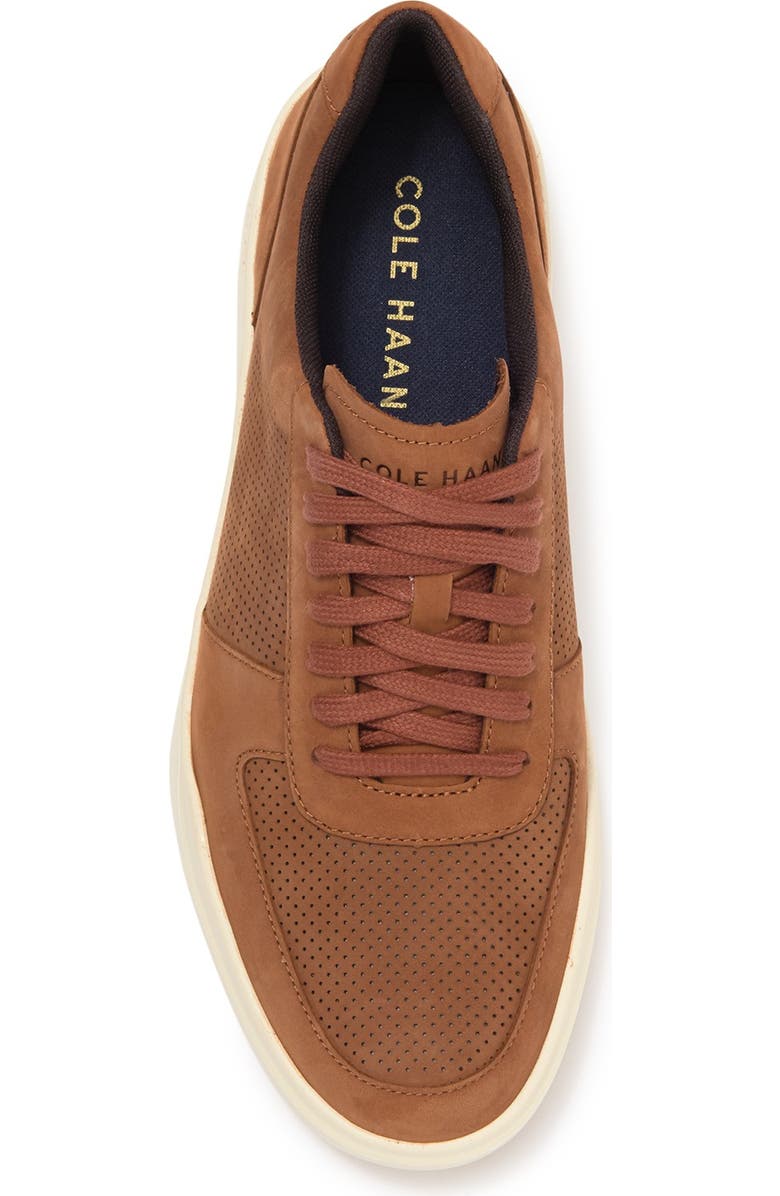 Cole Haan Grand Crosscourt Modern Perforated Sneaker - Wide Width Available, Alternate, color, British Tan