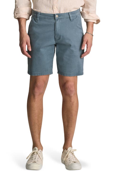 Noah Flat Front Stretch Twill Shorts