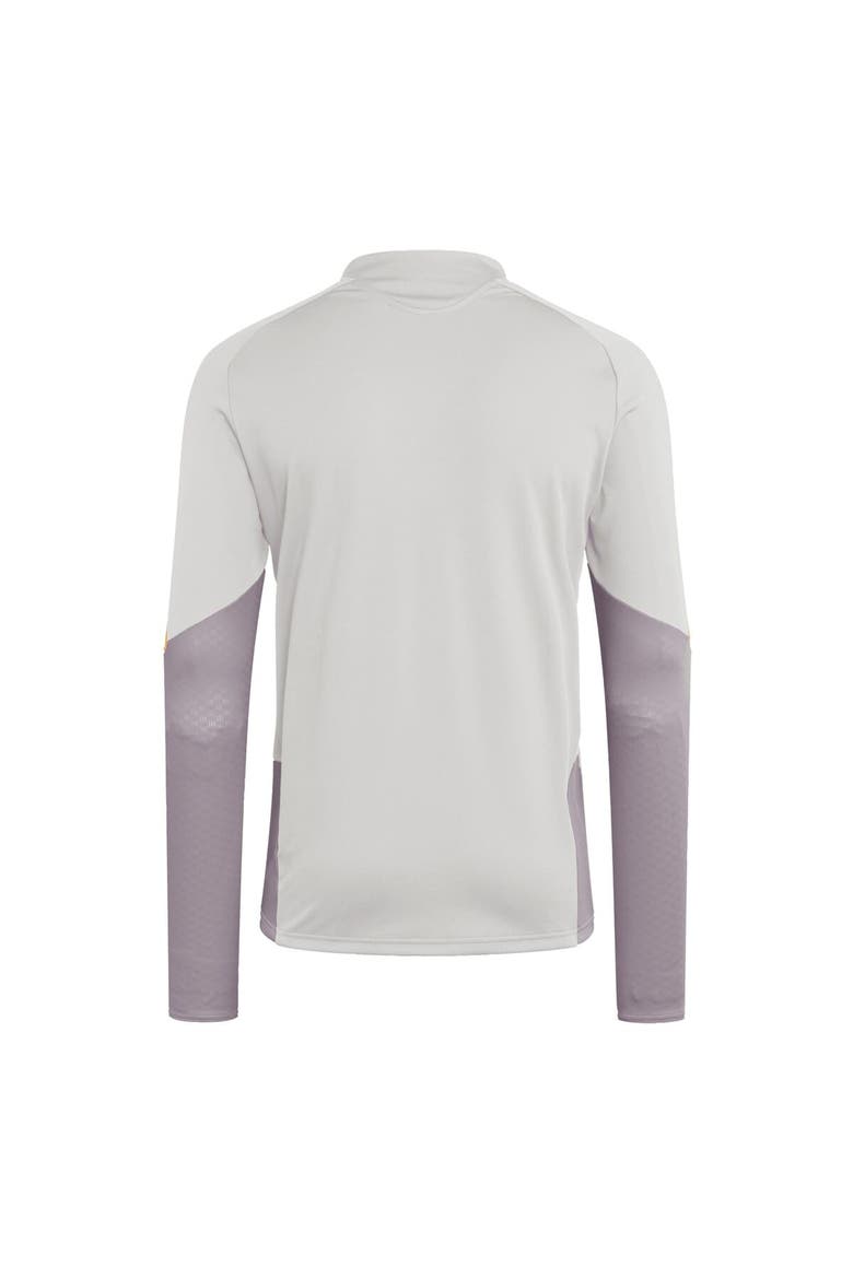 Men's adidas Silver San Diego FC 2026 Tiro Competition Quarter-Zip Training Top, Alternate, color, Silver