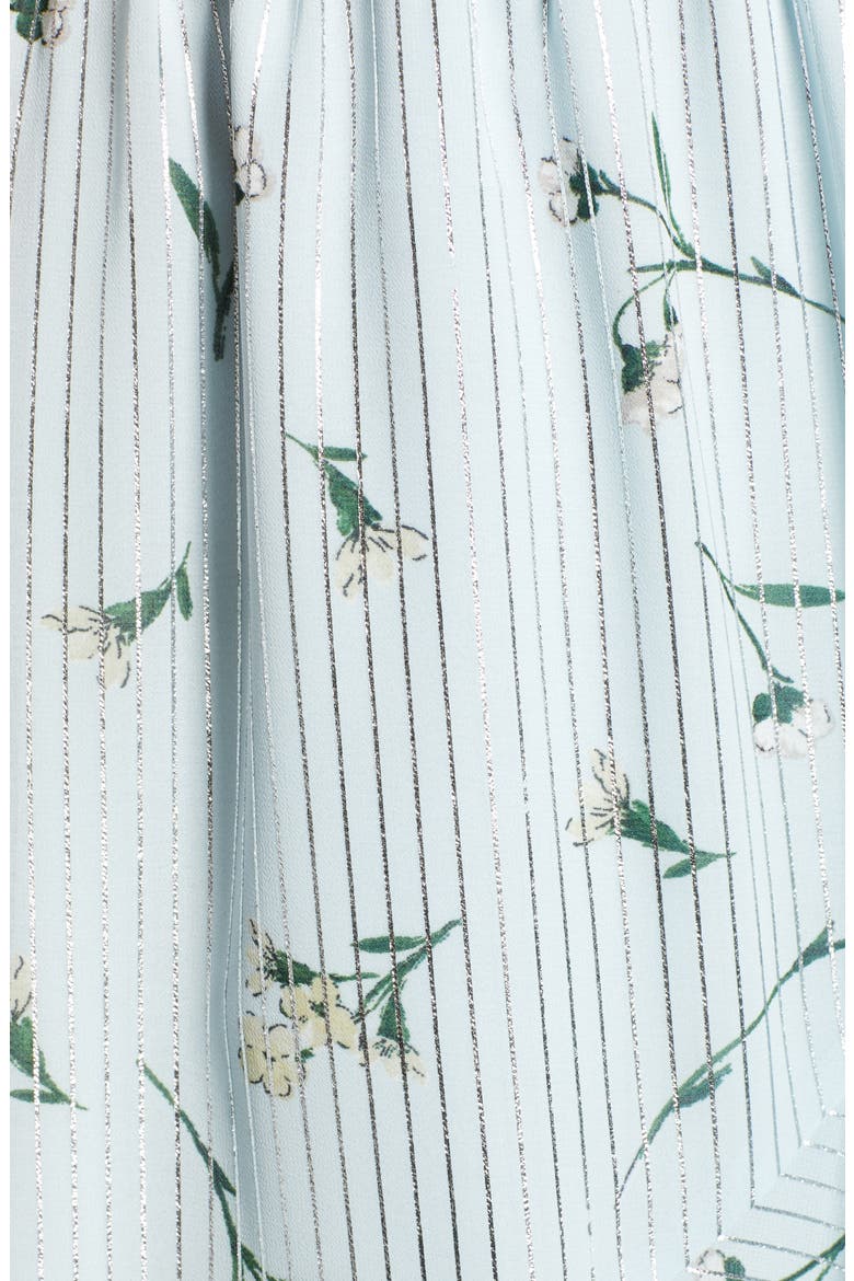 Sutton Ruffle Wrap Dress, Alternate, color, SKY BLUE FLORAL