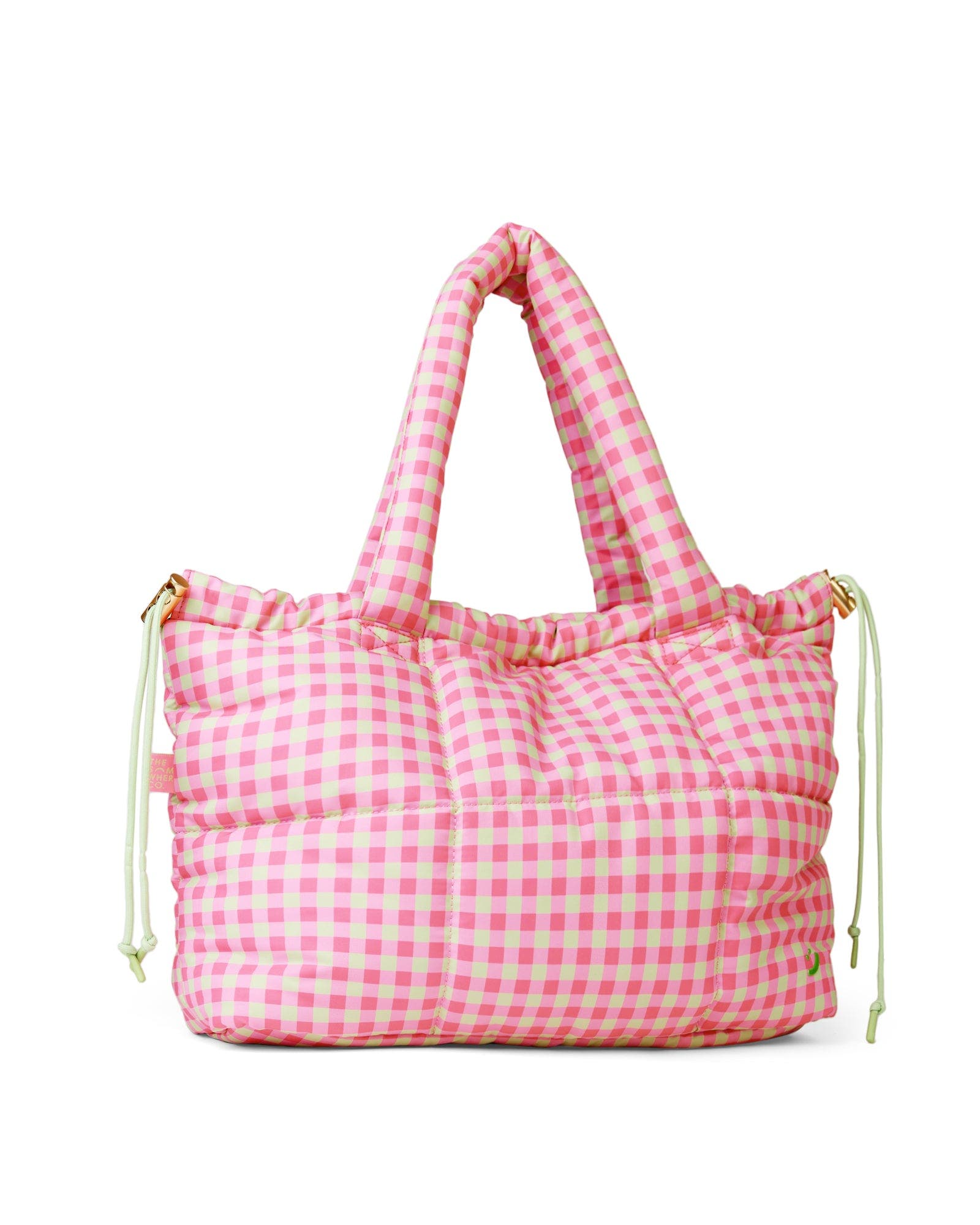 The Somewhere Co Watermelow Sugar Marshmallow Midi Tote Bag, Alternate, color, Watermelon Sugar
