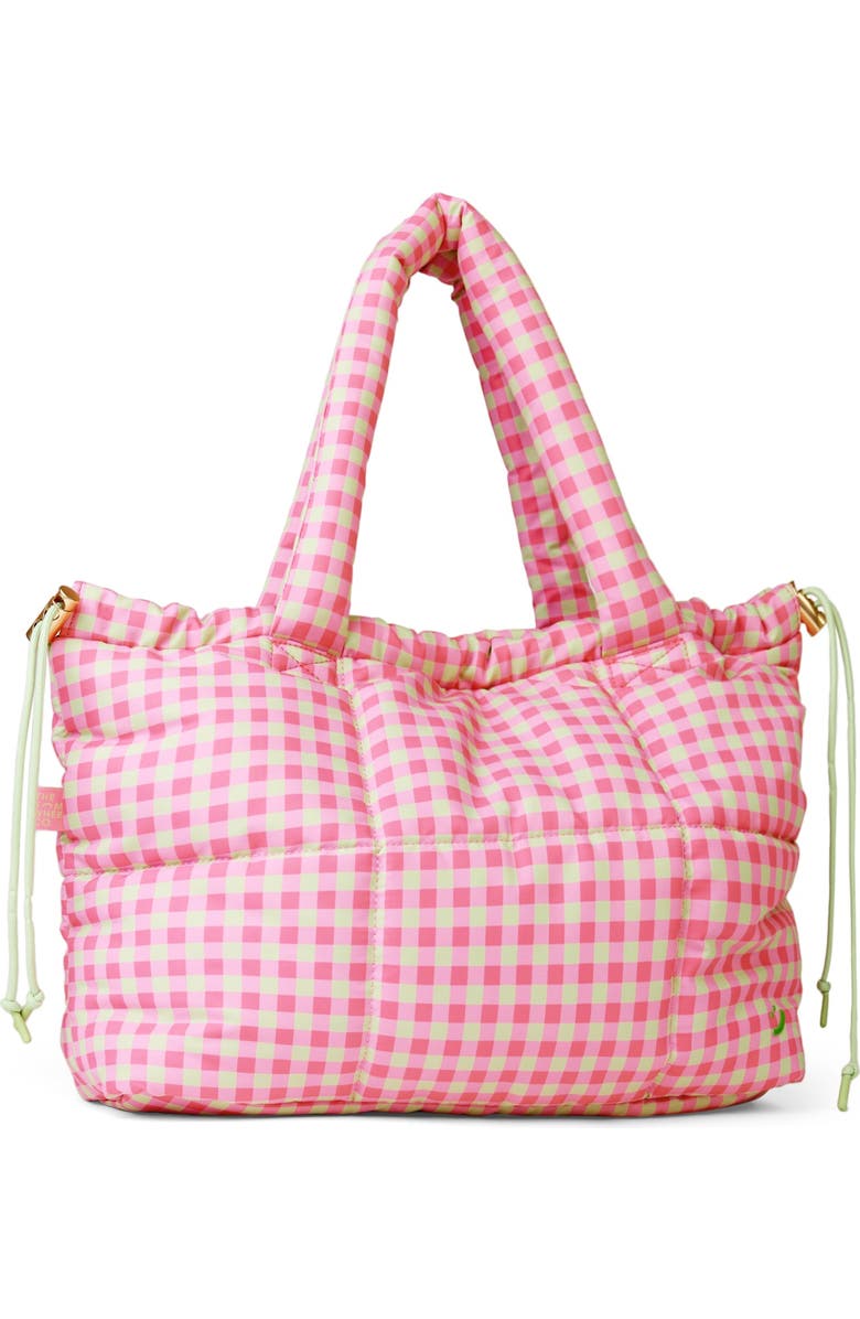 The Somewhere Co Watermelow Sugar Marshmallow Midi Tote Bag, Alternate, color, Watermelon Sugar