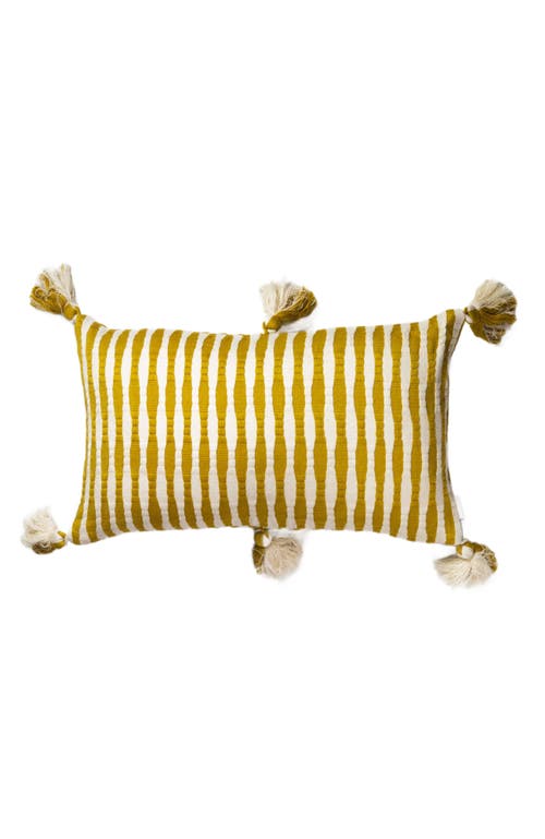 ARCHIVE NEW YORK ARCHIVE NEW YORK ANTIGUA CLASSIC STRIPED HANDWOVEN COTTON THROW PILLOW