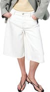 MANGO Denim Bermuda Shorts