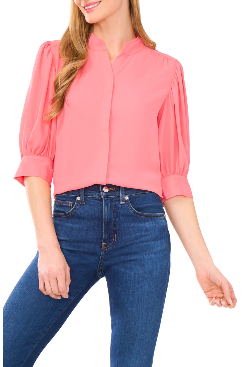 Puff Sleeve Button-Up Shirt video