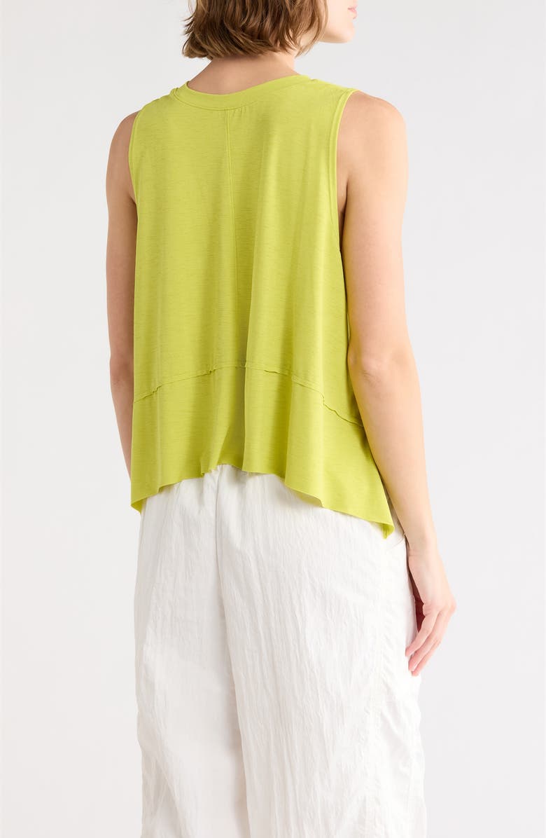 Free People FP Movement Tempo Tank Top, Alternate, color, Chartreuse