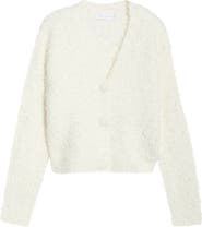 All in Favor Fuzzy V-Neck Cardigan