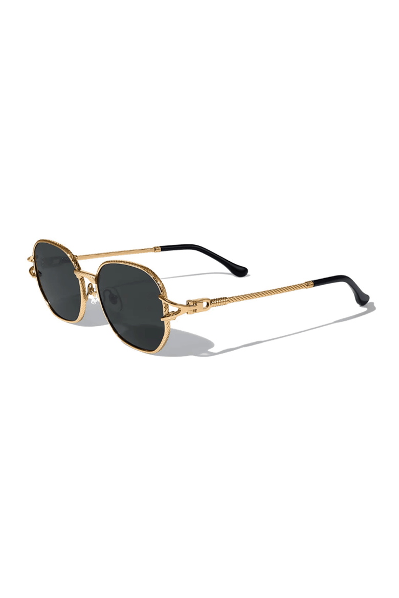 Ammiras 52mm Sunglasses, Alternate, color, Black/Gold