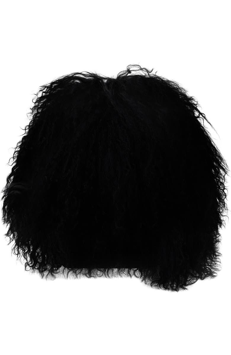 ZIGI Eliza Genuine Shearling Bootie, Alternate, color, Black