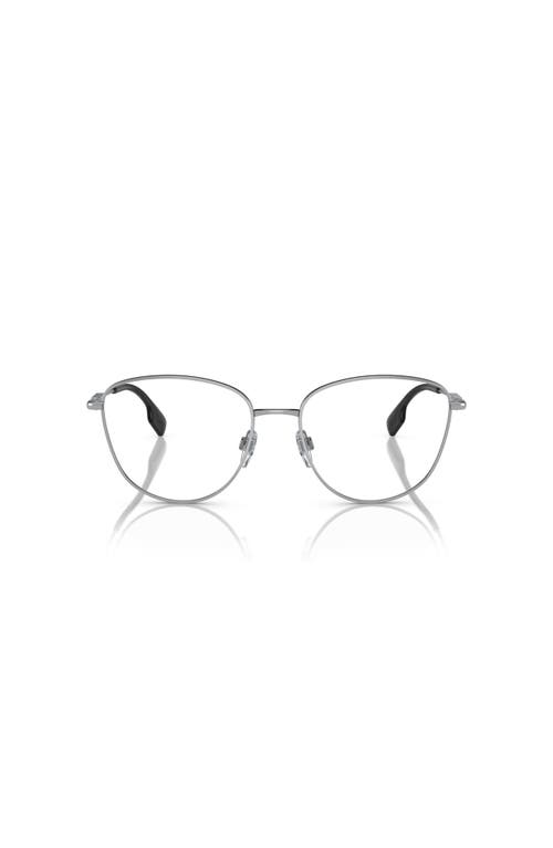 Burberry 55mm Phantos Optical Glasses In Silver