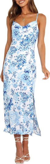Yelena Floral Print Slipdress