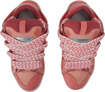Curb Sneakers In Speckled Leather