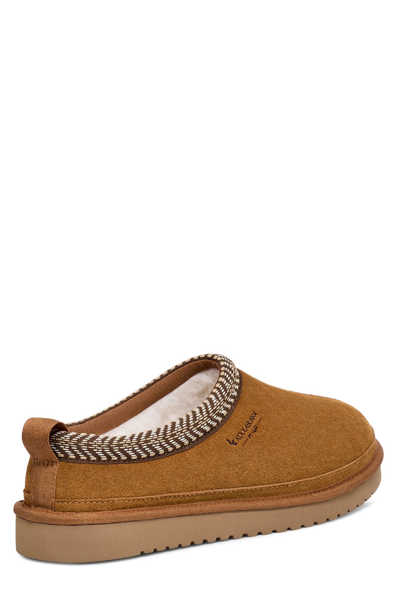 Koolaburra by UGG<sup>®</sup> Burree Faux Shearling Lined Slipper, Alternate, color, Chestnut