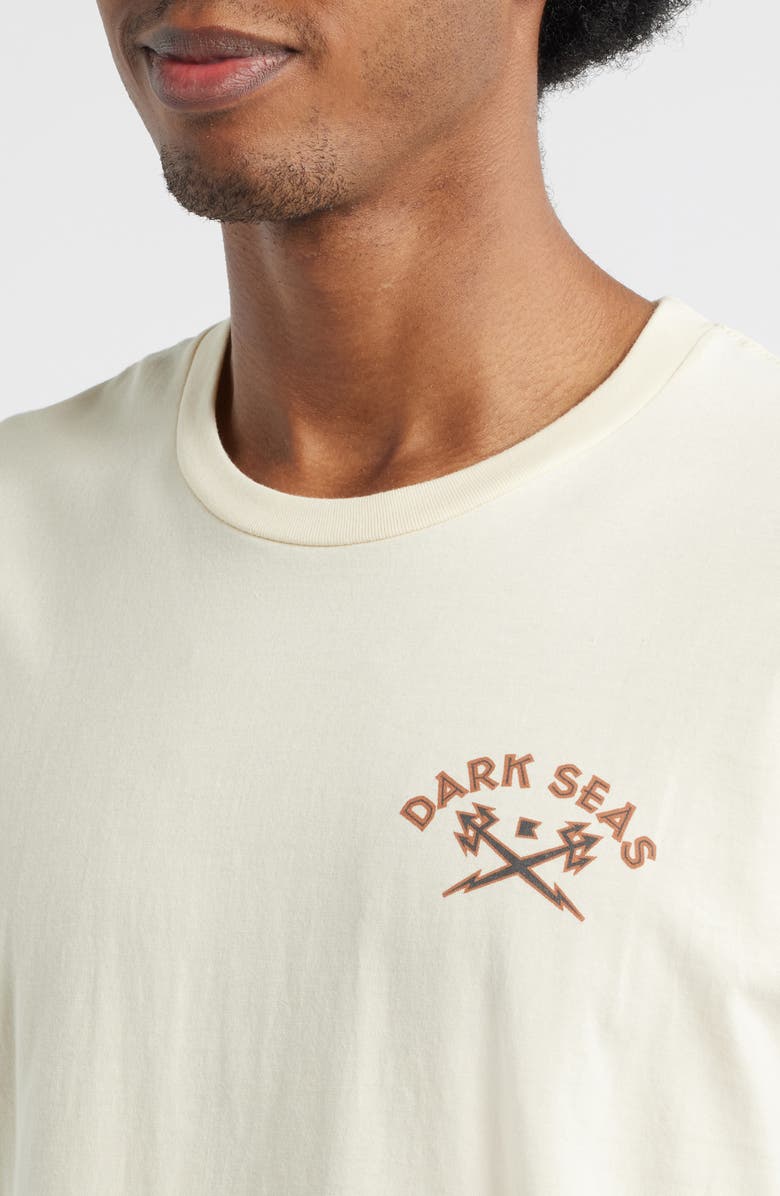 DARK SEAS Never Sleep Cotton Graphic T-Shirt, Alternate, color, Cream