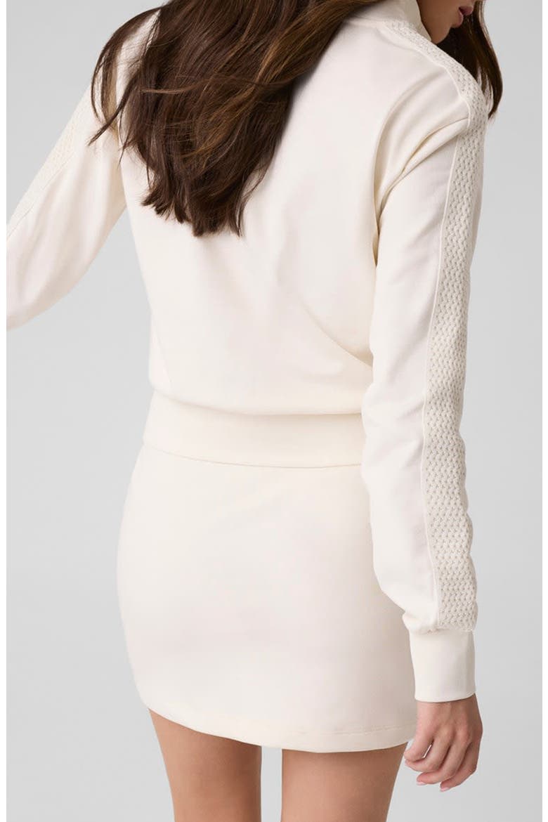 Phoebe Full Zip Sweatshirt, Alternate, color, NATURAL