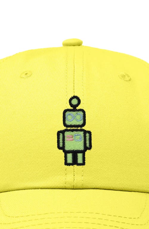 Dalix Robot Hat In Yellow
