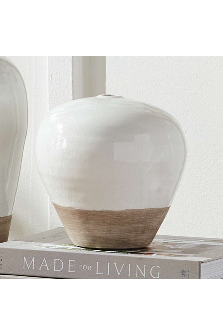 Layton Vase, Alternate, color, White