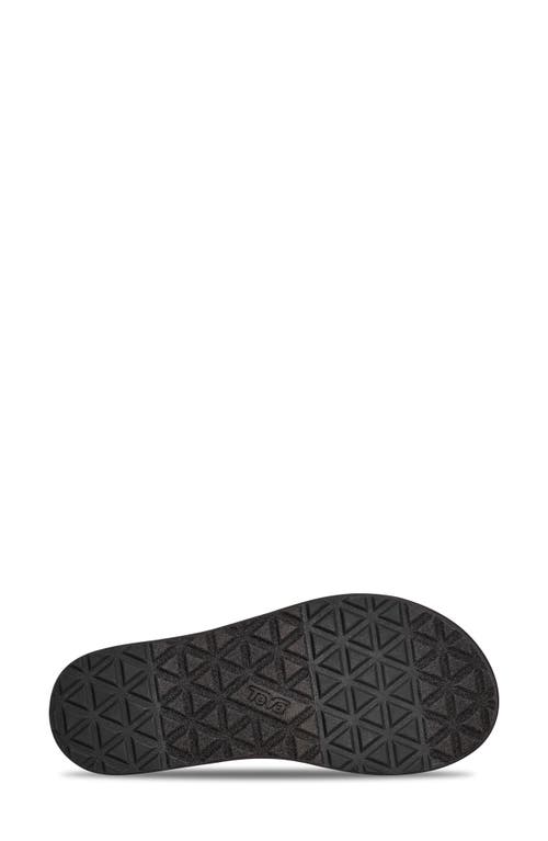 Shop Teva Slim Flatform Sandal In Black