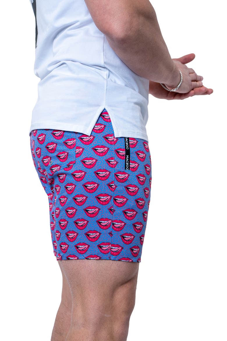 Swim Lion Redlips Swim Trunks, Alternate, color, BLUE